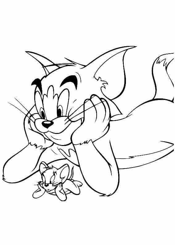 Tom ve Jerry (2) Boyama Sayfası