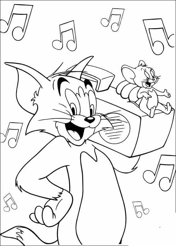 Tom ve Jerry (6) Boyama Sayfası