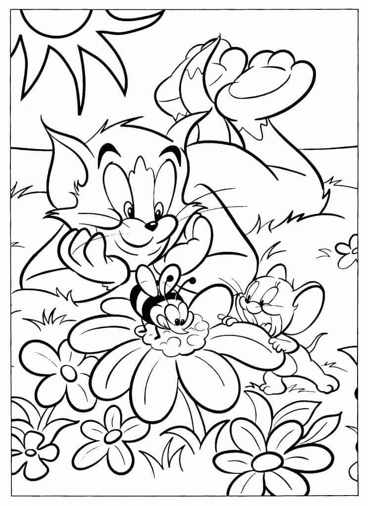 Tom ve Jerry (8) Boyama Sayfası