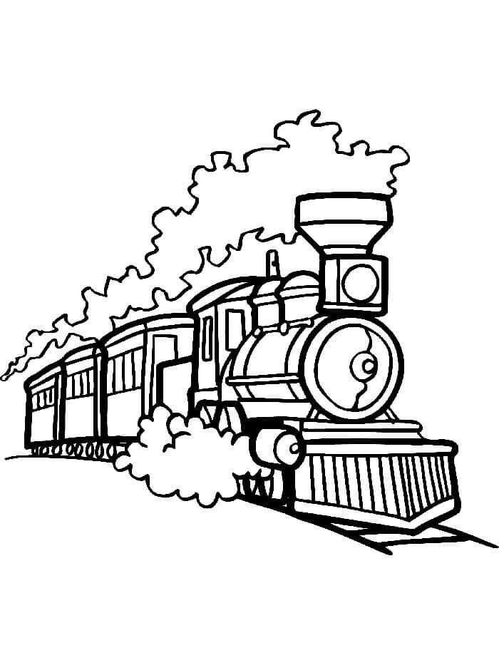 Tren (10) Boyama Sayfası