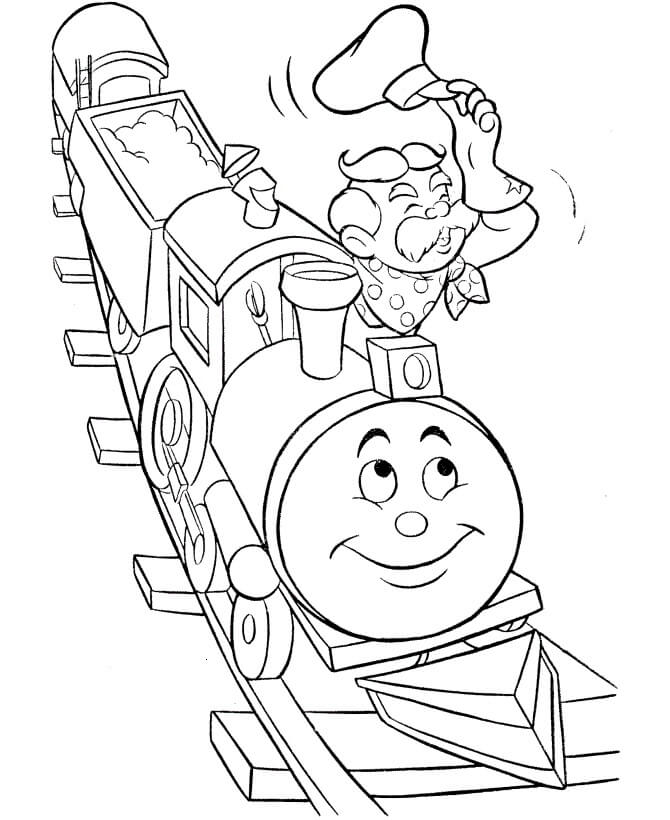 Tren (13) Boyama Sayfası