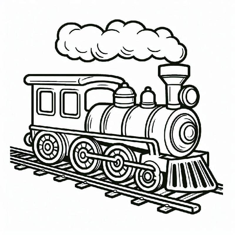 Tren (16) Boyama Sayfası