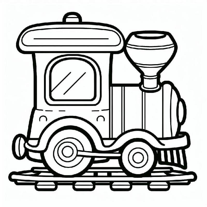Tren (17) Boyama Sayfası