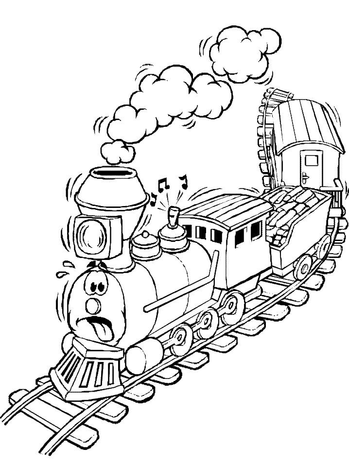 Tren (19) Boyama Sayfası