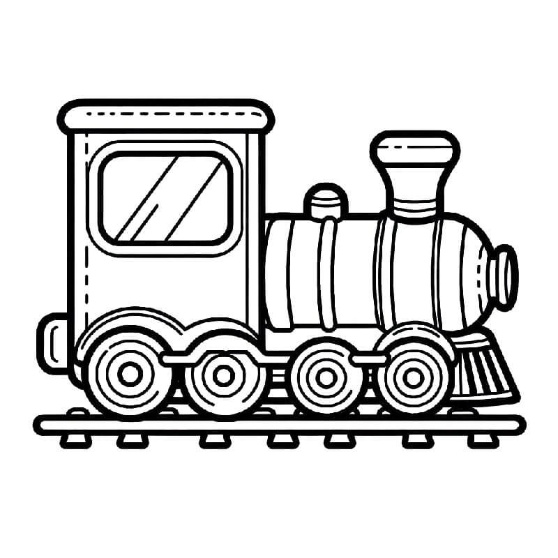 Tren (20) Boyama Sayfası