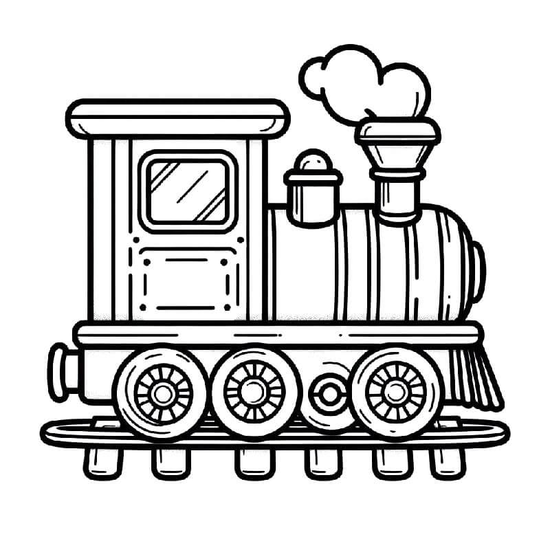 Tren (21) Boyama Sayfası