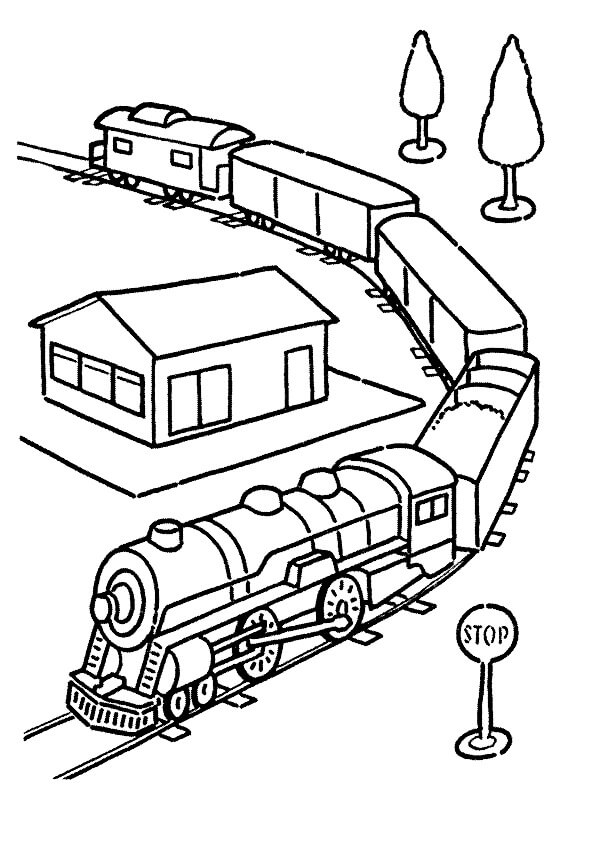 Tren (4) Boyama Sayfası