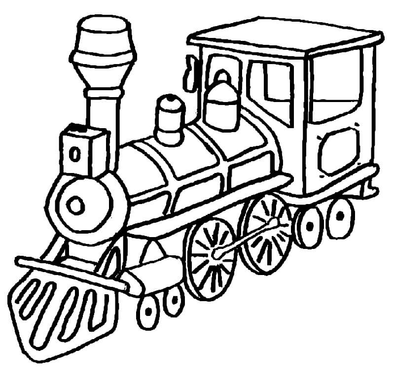 Tren (5) Boyama Sayfası