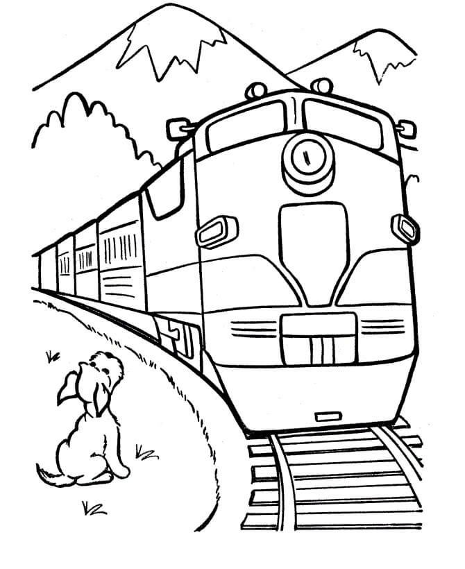 Tren (6) Boyama Sayfası