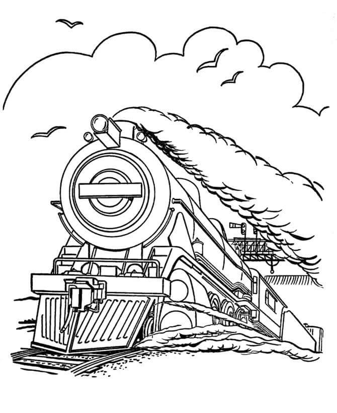 Tren (9) Boyama Sayfası