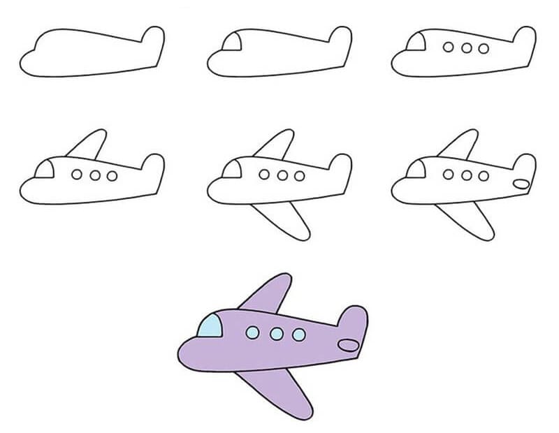 Uçak Nasıl Çizilir