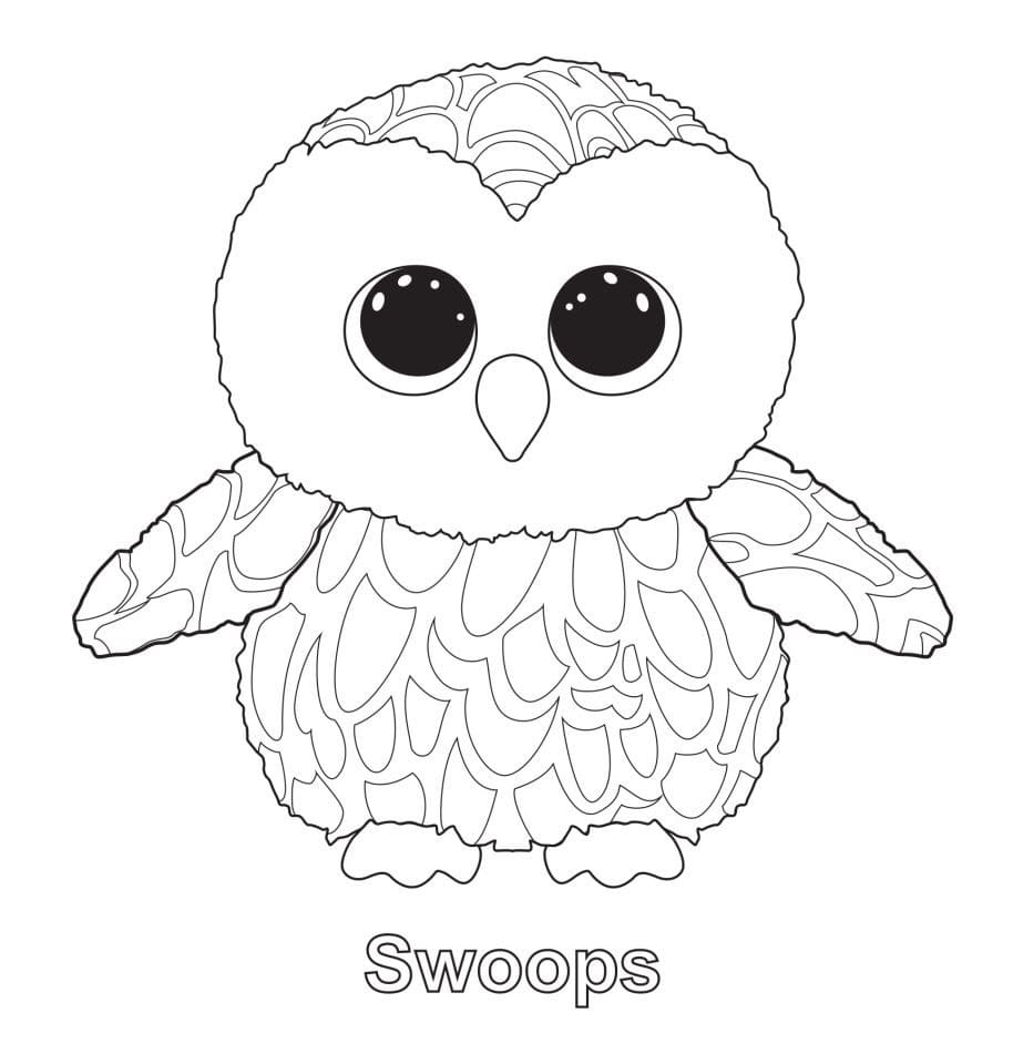 Ücretsiz Beanie Boo Boyama Sayfası