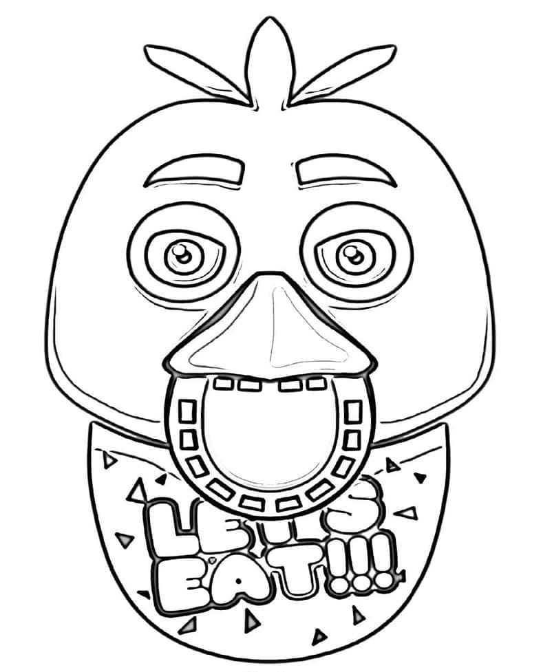 Ücretsiz FNAF Resmi Boyama Sayfası