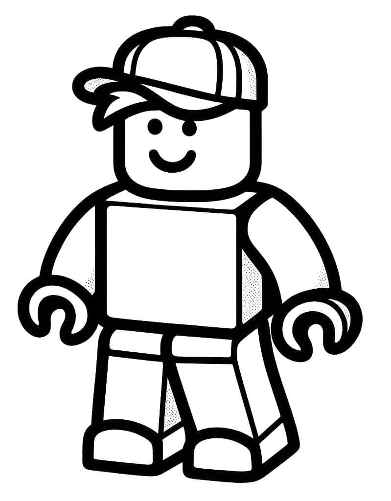 Ücretsiz Roblox Yazdır Boyama Sayfası