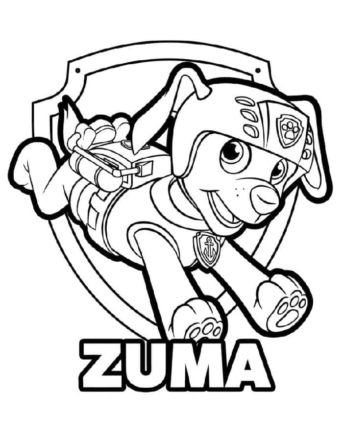 Ücretsiz yazdırılabilir Paw Patrol Boyama Sayfası