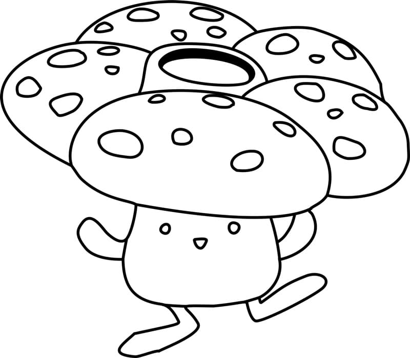 Vileplume Pokemon Boyama Sayfası