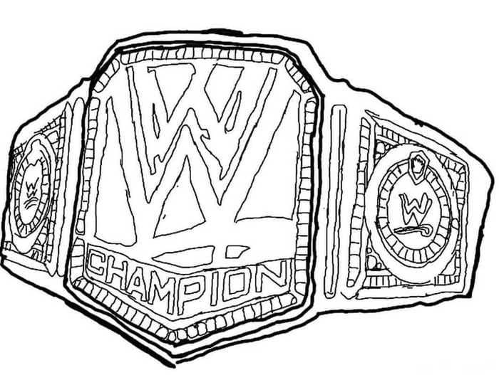 WWE Güreş (1) Boyama Sayfası
