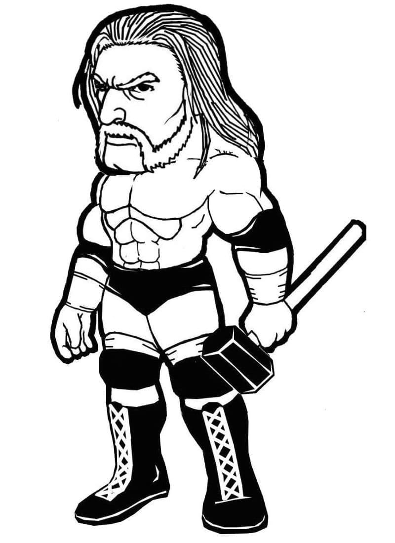 WWE Güreş (13) Boyama Sayfası