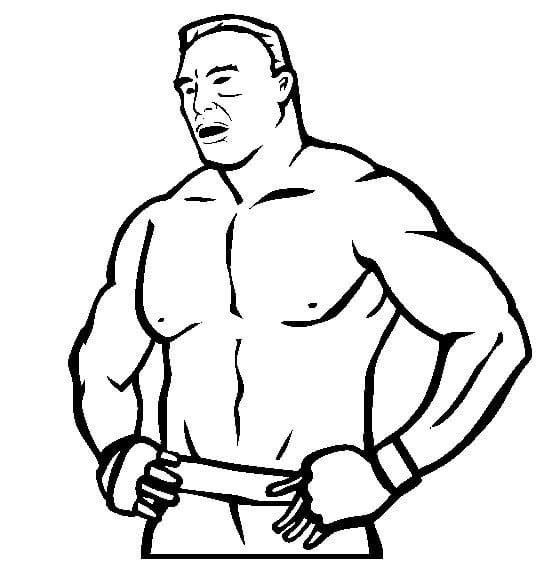WWE Güreş (14) Boyama Sayfası