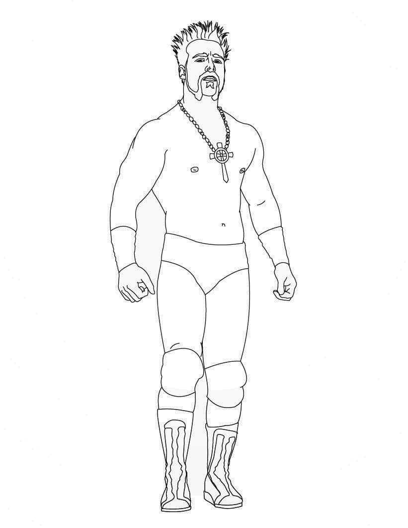 WWE Güreş (20) Boyama Sayfası