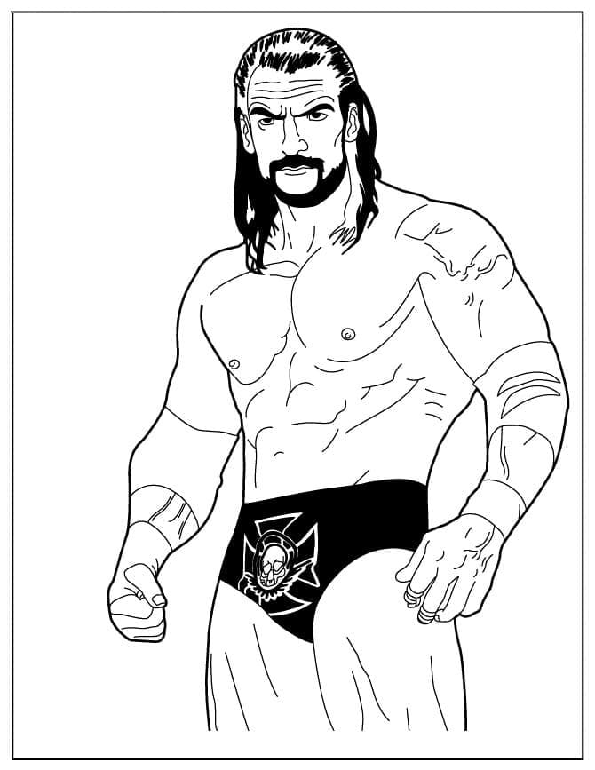 WWE Güreş (6) Boyama Sayfası