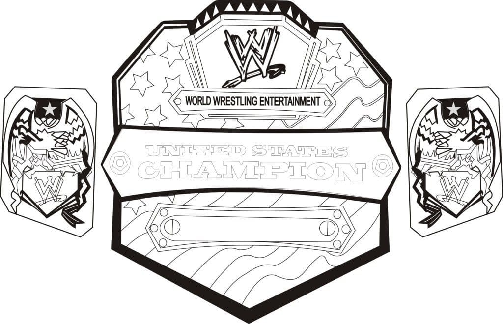WWE Güreş (7) Boyama Sayfası