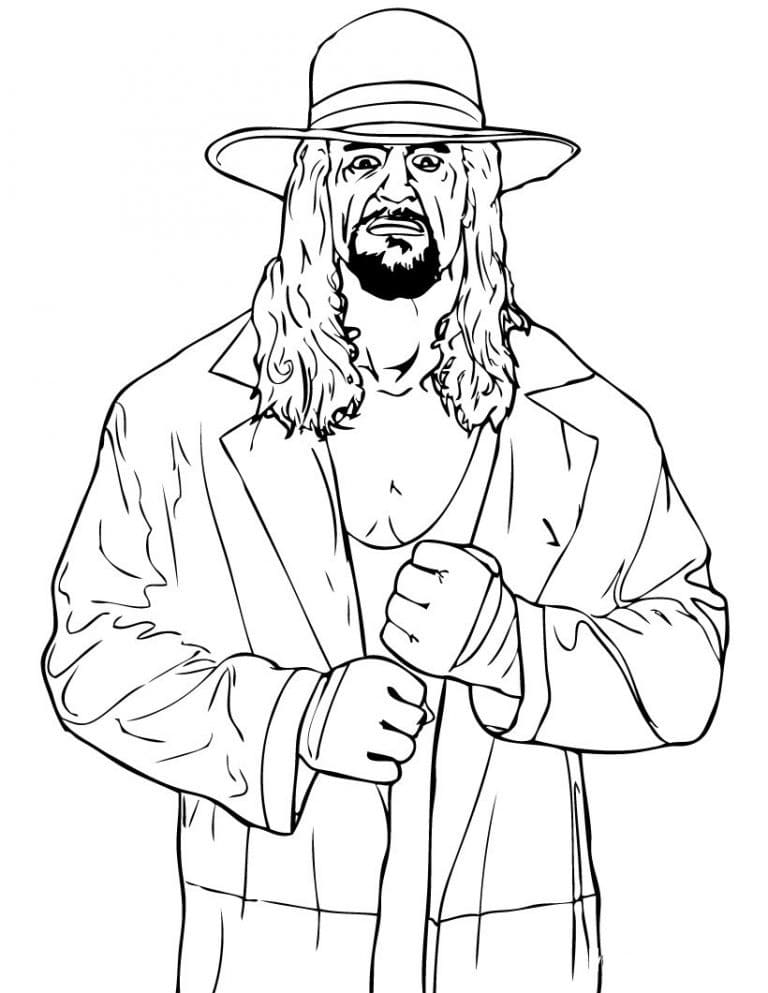 WWE Güreş Boyama Sayfası