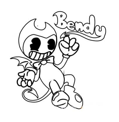 Yazdırılabilir Bendy Boyama Sayfası