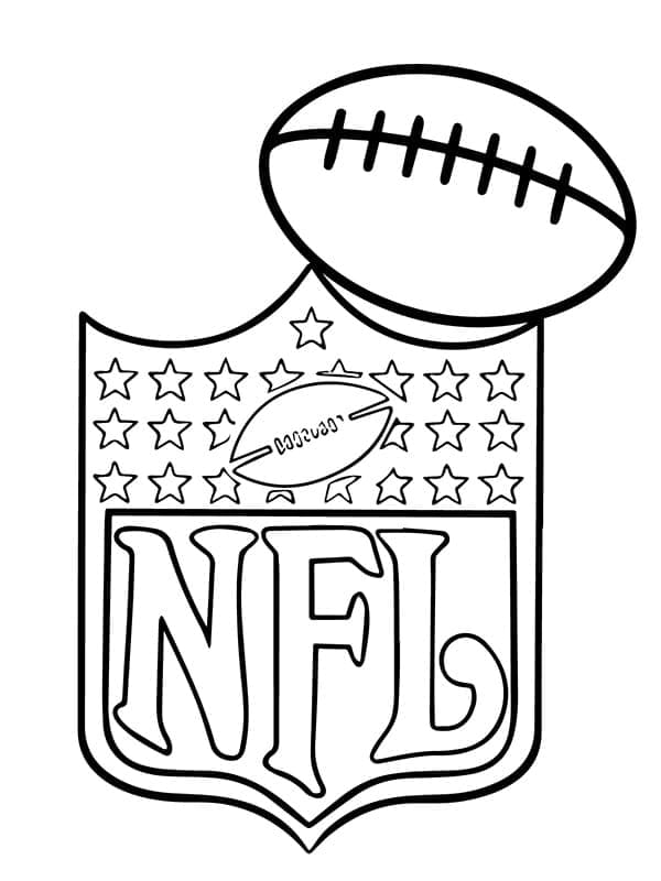 Yazdırılabilir Çocuklar için NFL Boyama Sayfası