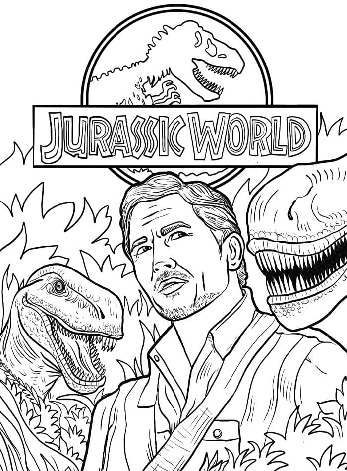 Jurassic World Boyama Sayfaları
