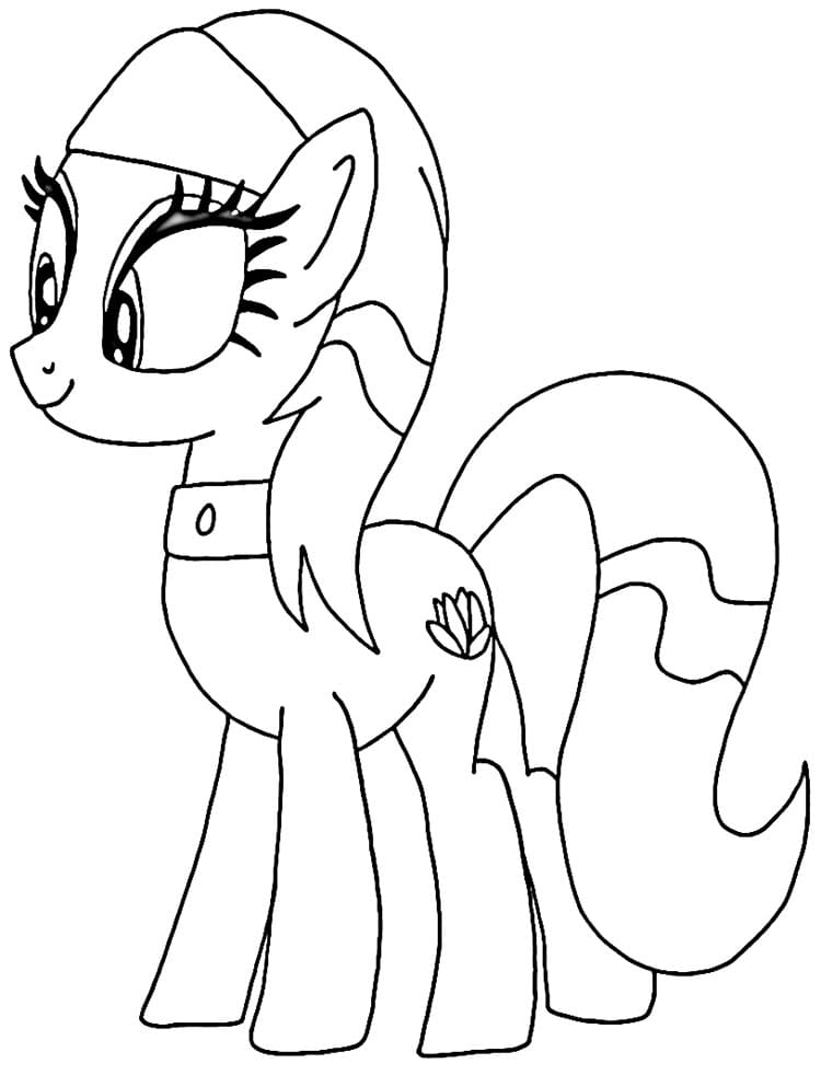 Yazdırılabilir My Little Pony Resmi Boyama Sayfası
