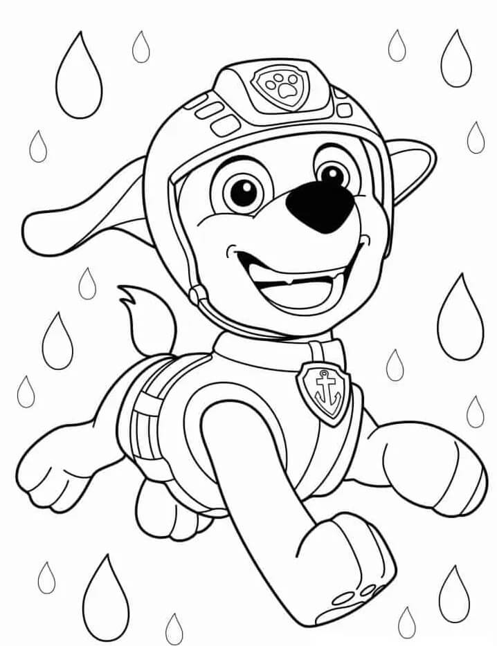 Yazdırılabilir Paw Patrol bedava Boyama Sayfası