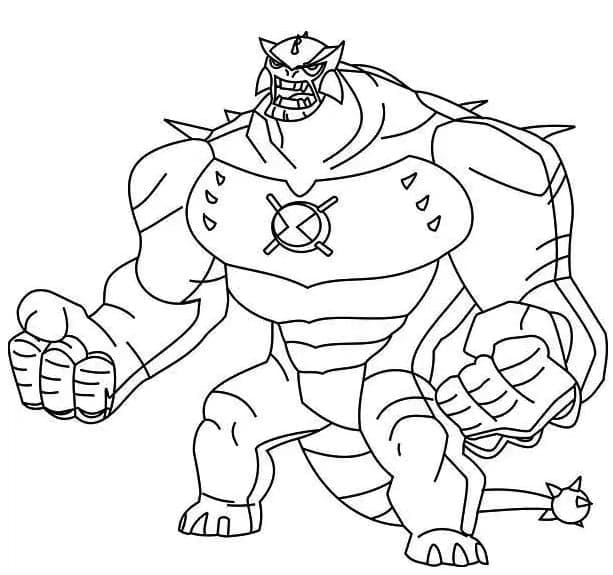 Yazdırılabilir Ücretsiz Ben 10 Boyama Sayfası