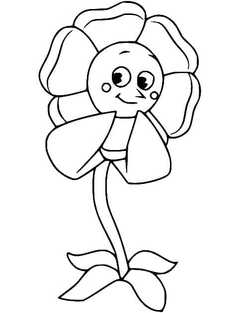 Yazdırılabilir Ücretsiz Cuphead Boyama Sayfası