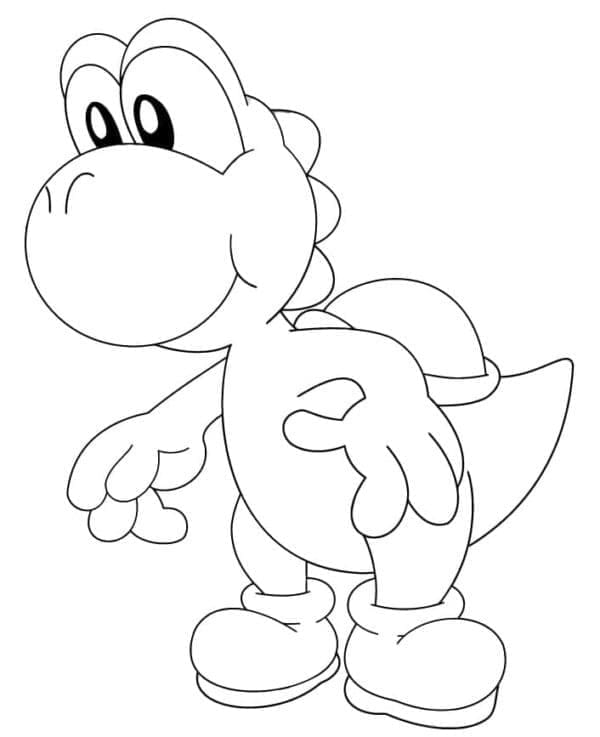 Yoshi 1 Boyama Sayfası