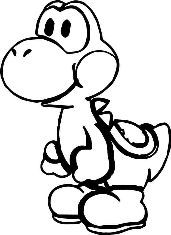 Yoshi 2 Boyama Sayfası