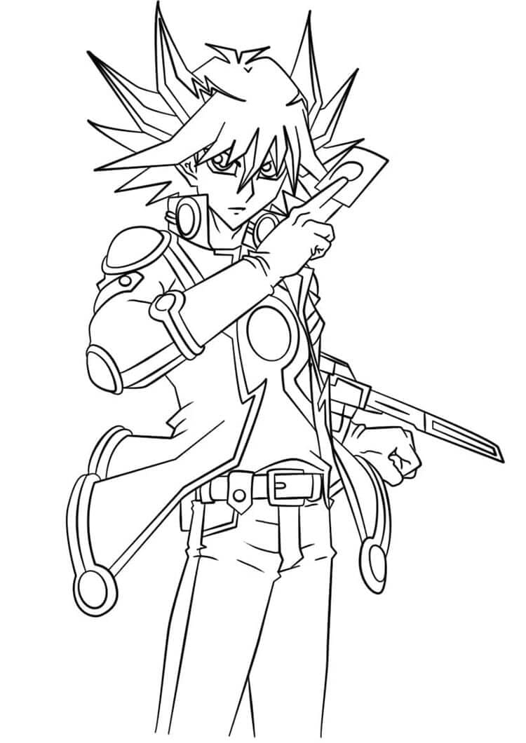 Yu-Gi-Oh (1) Boyama Sayfası