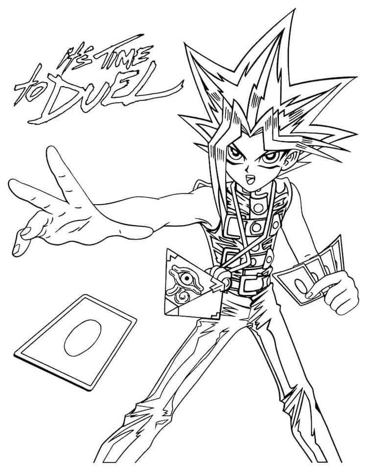 Yu-Gi-Oh (10) Boyama Sayfası