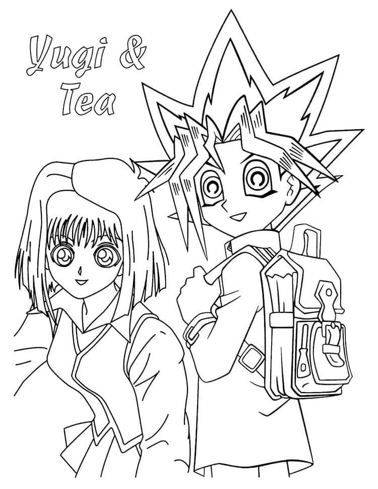 Yu-Gi-Oh (3) Boyama Sayfası