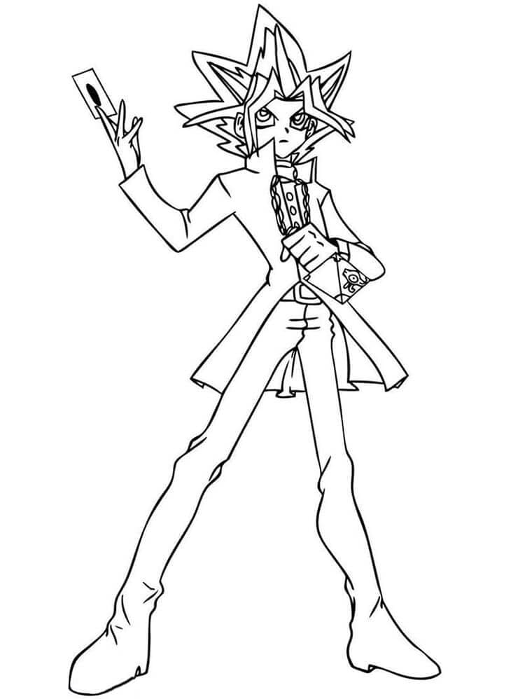 Yu-Gi-Oh (4) Boyama Sayfası