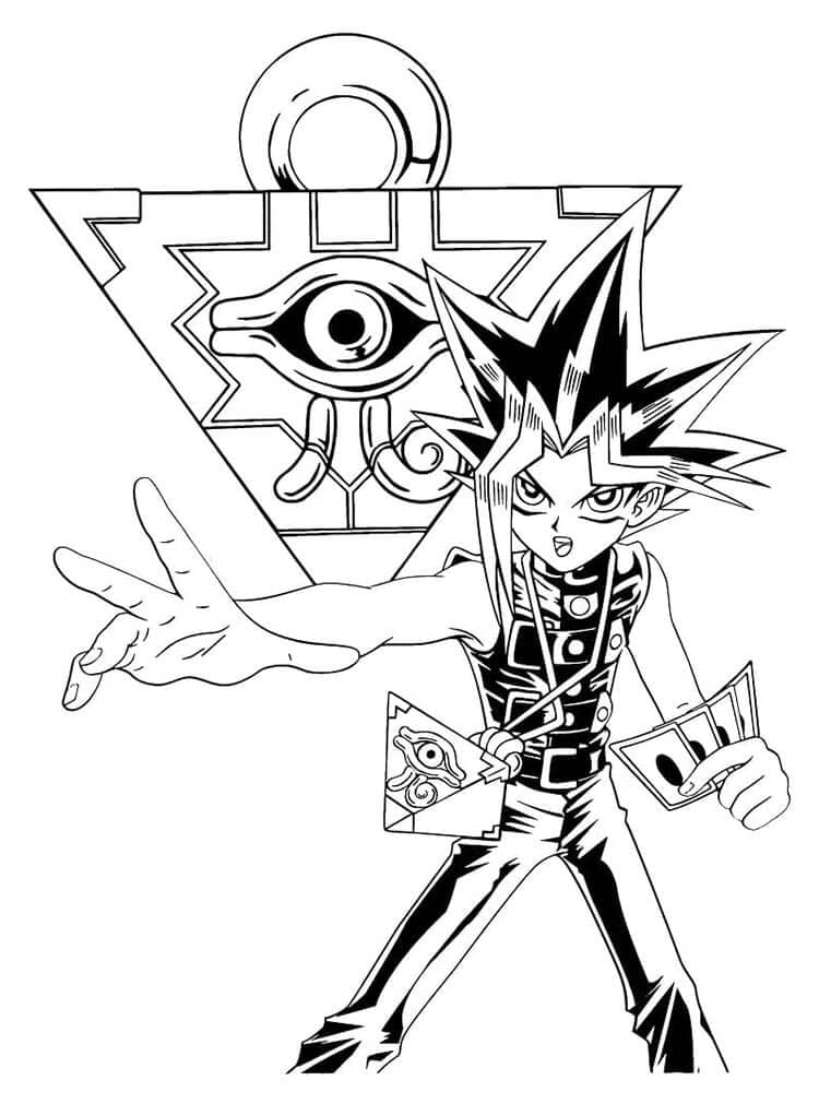 Yu-Gi-Oh (5) Boyama Sayfası