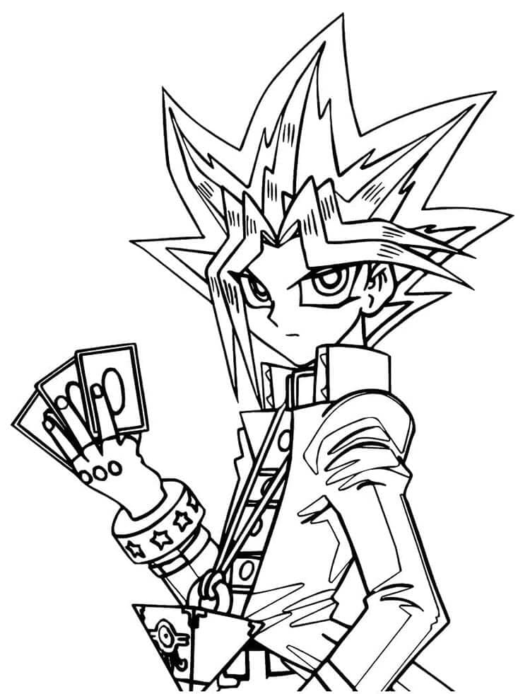 Yu-Gi-Oh (6) Boyama Sayfası