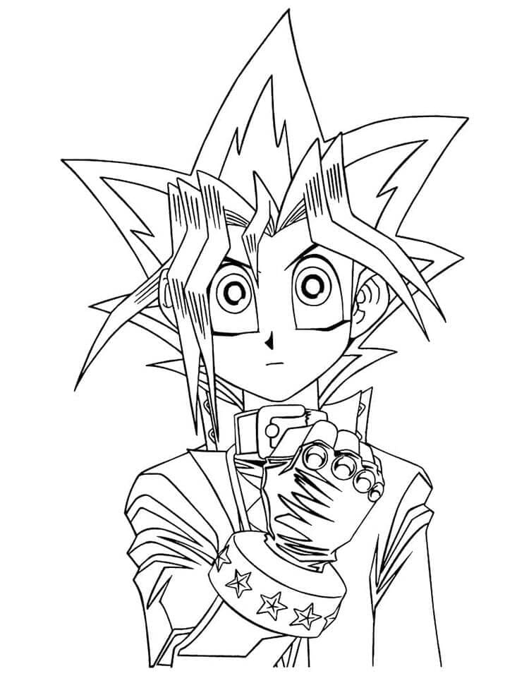 Yu-Gi-Oh (7) Boyama Sayfası