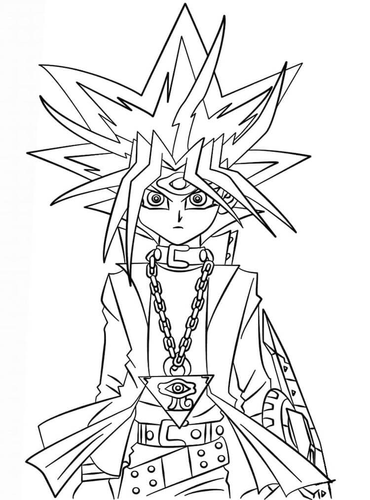 Yu-Gi-Oh (8) Boyama Sayfası