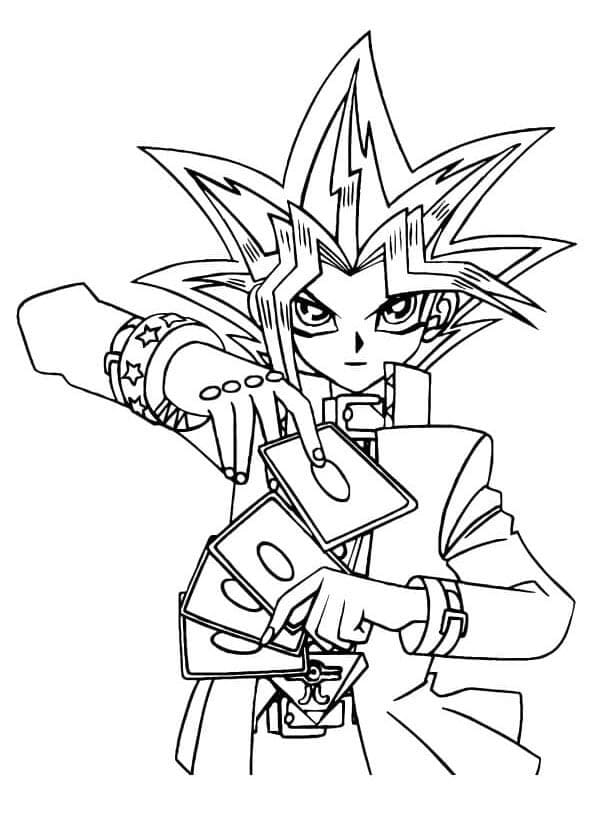 Yu-Gi-Oh (9) Boyama Sayfası