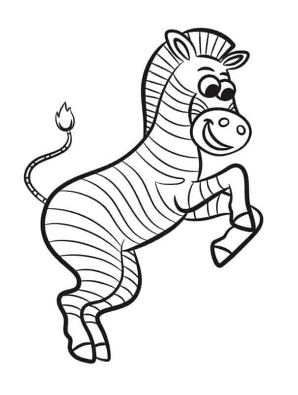 Zebra (17) Boyama Sayfası