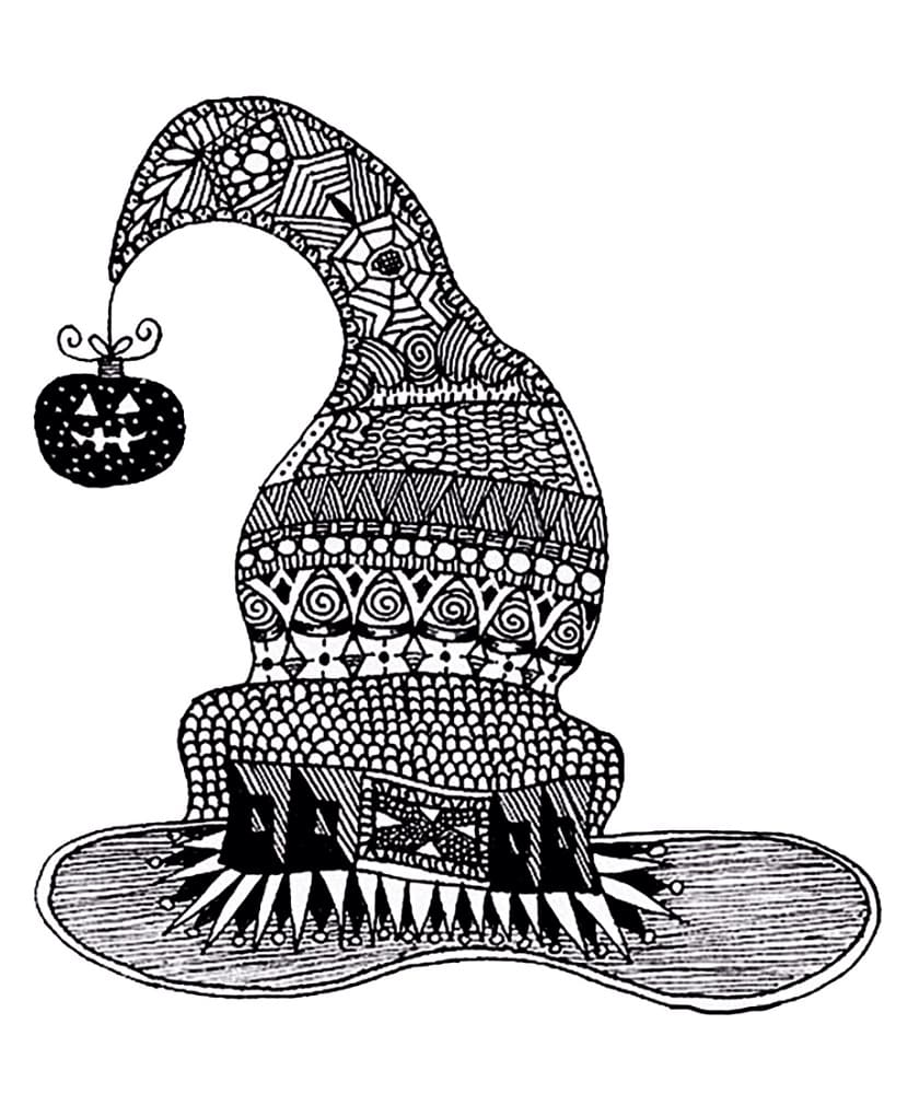 Zentangle (11) Boyama Sayfası