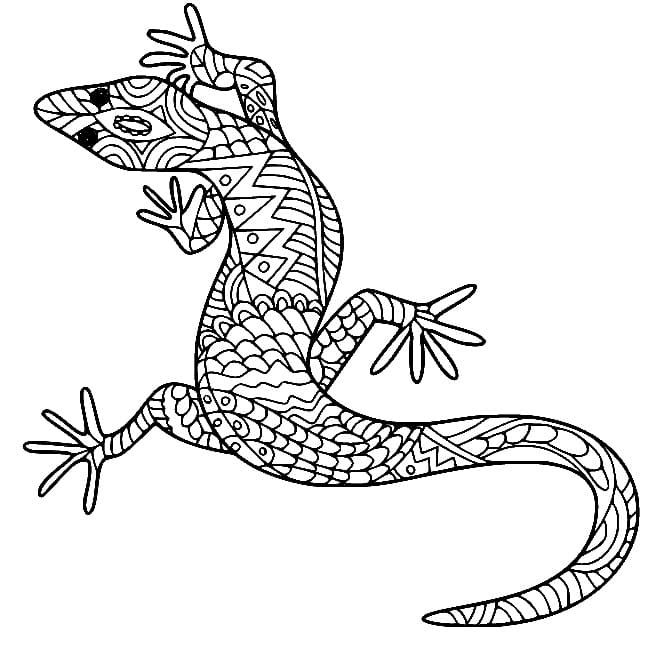 Zentangle (8) Boyama Sayfası