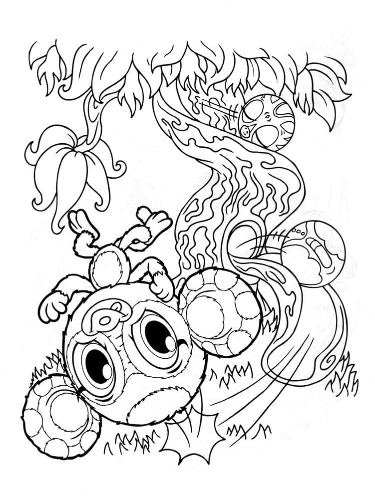 Zoobles (4) Boyama Sayfası