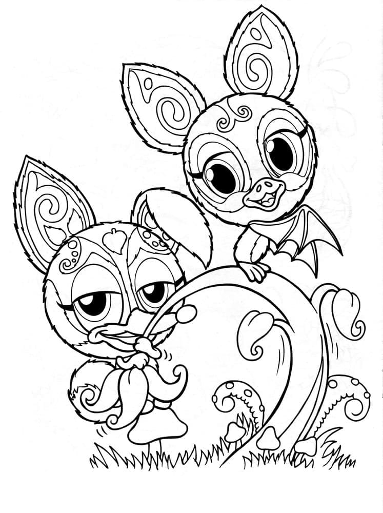 Zoobles (5) Boyama Sayfası